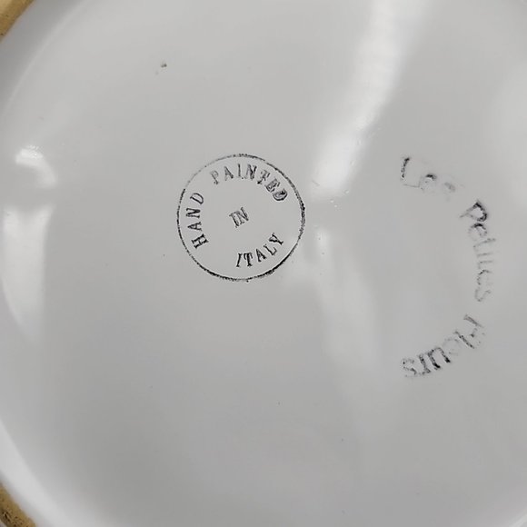 Hand Painted Italy Wide Rim Bowl 25.8cm Sigma the Tastesetter Les Petite Fleurs - Picture 5 of 6